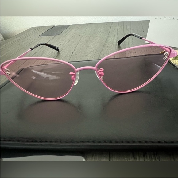 STELLA MCCARTNEY Pink Cat Eye Ladies Sunglasses - Picture 2 of 8
